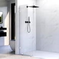 thumbnail image 3 of UKH07B2 32 in. W x 80 in. H Frameless Fixed Shower Glass Panel in Chrome with 3/8 in. Clear Tempered Glass, 3 of 6