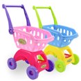 thumbnail image 2 of SKISUNO Mini Chariot de Courses Jouet en Plastique Bleu pour Jeu de Rôle Intérieur 1Pcs, 2 of 8