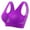 A1-Purple, variant on Womens Seamless Wireless Bras Sports Bras for Women High Support Sports Bra Wirefree Yoga Bra With Removable Pads Bras for Women