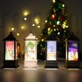 thumbnail image 2 of 4 Linterna decorativa de Navidad, muñeco de nieve, luz nocturna, adornos para árboles de Navidad, 2 of 5