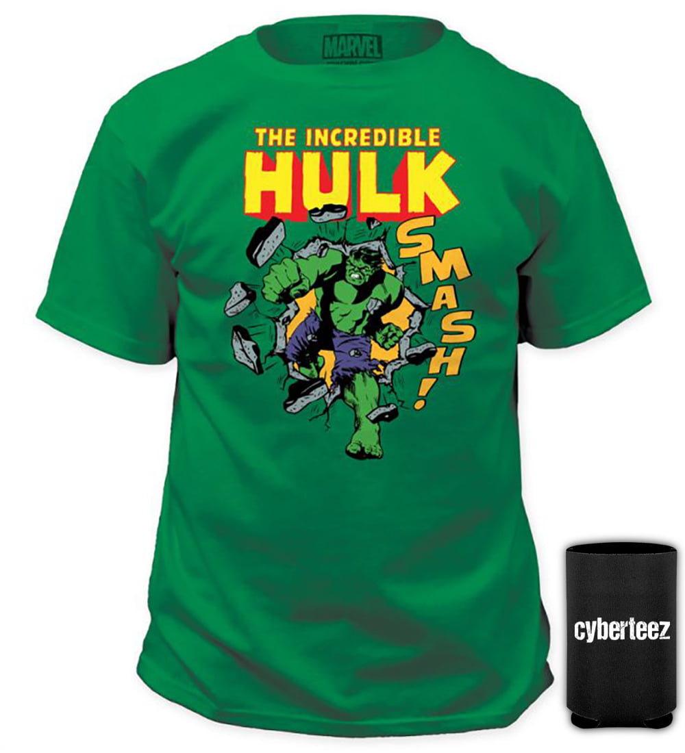 Incredible Hulk Smash T-Shirt + Coolie (S) - Walmart.com