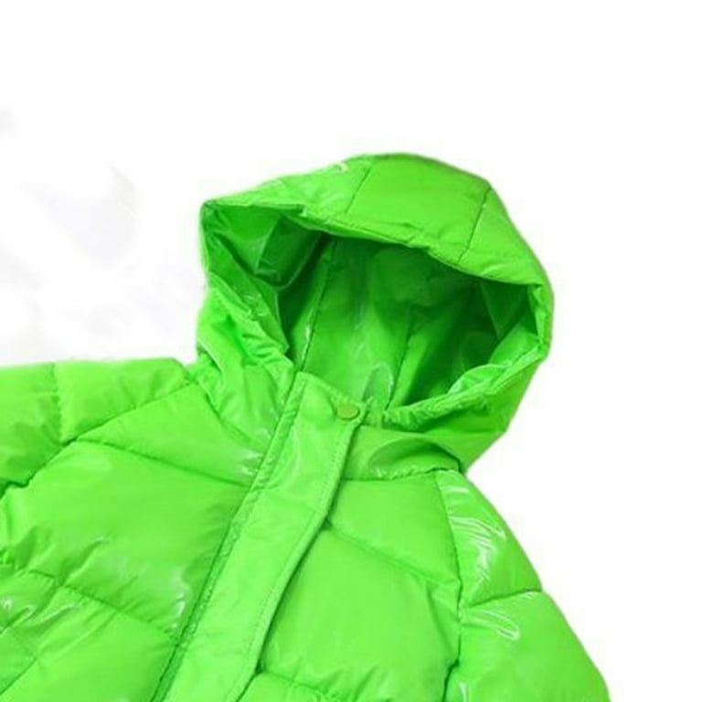 Godderr Kids Toddler Girls Boys Winter Down Jackets Non washable Puffer Down Coats with Hooded Waistband Thicked Outwears for 2 12Y