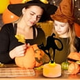 thumbnail image 3 of Huanglei Electronic Candle Lights Festival LED Halloween Wind Lights Decorative Injection Candles Night Lights Halloween Style Desktop Scenery, 3 of 4