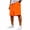 Orange_001, variant on Baggy Sweat Shorts for Men Casual Cotton Fleece Athletic Shorts Summer Workout Gym Lounge Shorts with Pockets Light Gray M