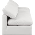 thumbnail image 5 of Meridian Furniture Indulge 105" Contemporary Vegan Leather Modular Sofa in Cream, 5 of 8