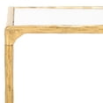 thumbnail image 4 of Safavieh Couture Isabellina Metal and Glass Glam Coffee Table, Brass/Clear, 4 of 10