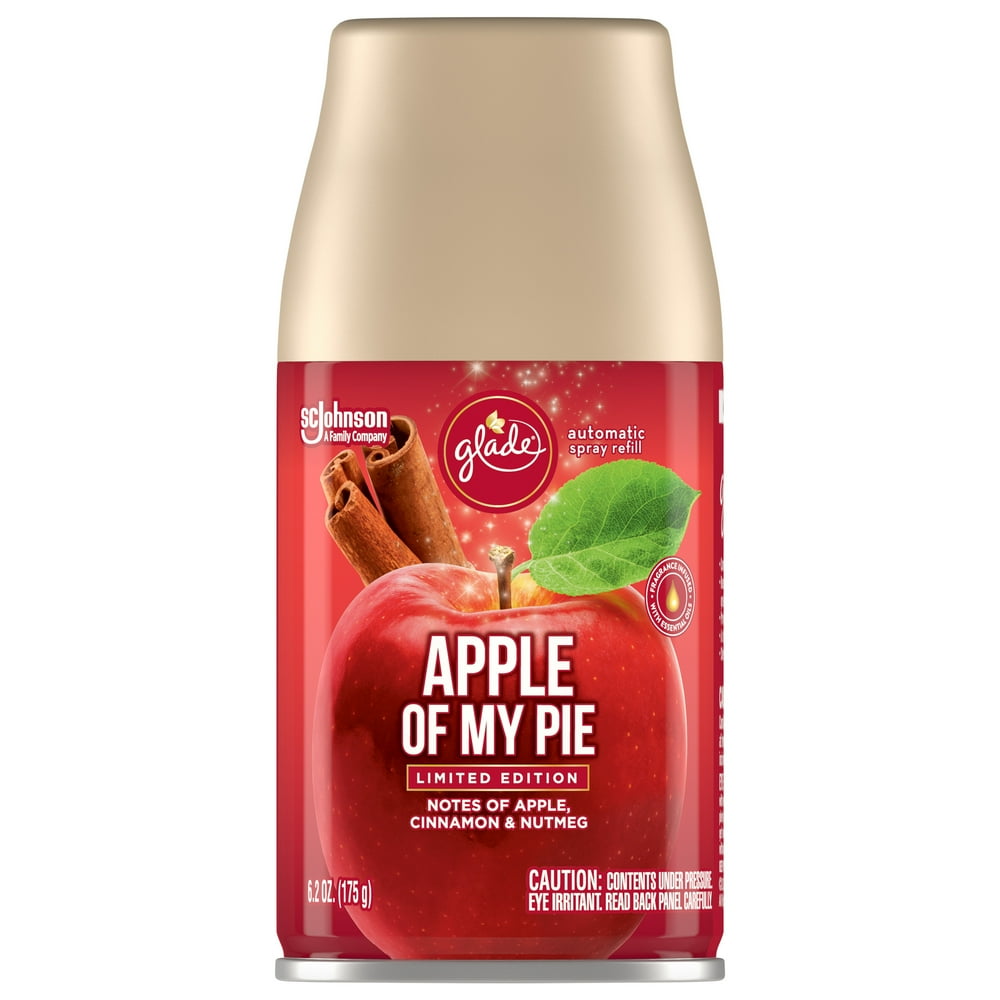 Glade Automatic Spray Refill 1 CT, Apple Of My Pie, 6.2 OZ. Total, Air