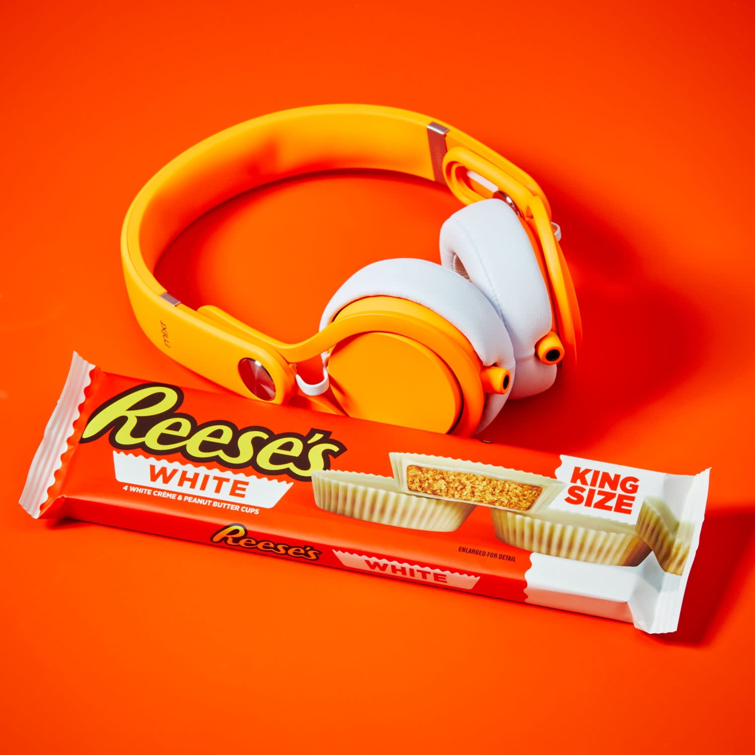 Reese's White Creme King Size Peanut Butter Cups Candy, Packs 2.8 oz, 18 Count