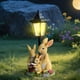 thumbnail image 1 of Resin Garden Decoration Solar Outdoor Light Statue Lamp Garden Balcony Villa Home Decoration, 1 of 8