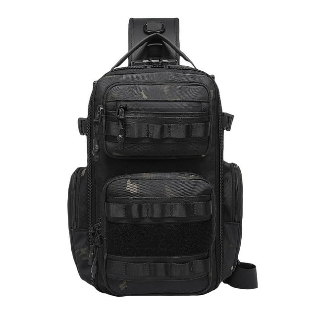 Hearth & Gear Chest Bag For Men High End Feel Border Multifunctional Men's Bag Crossbody Bag High End Feel Carry on Closet Luggage Bulk Travel Bags Carry on Luggage Set Compression Bag for Camping