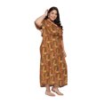 thumbnail image 4 of Gypsie Blu Women's Plus Size Rayon Kaftan Dresses Long Maxi Dress for Ladies Girls Online, 4 of 7