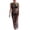Black, variant on Women'S Swimwear See Through Lace Mesh Hot Beaded Sleeveless Beach Vacation Essentials,Beige,L