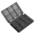 thumbnail image 3 of Estuche de plástico PP 28 en 1 para tarjetas de juego, caja de almacenamiento de cartuchos para Nintendo 3DS, DSL, DSI LL, color negro, 3 of 15