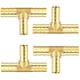 thumbnail image 1 of Piezas 10 Mm Conector de Latón de 3 Vías Conector de Extensión de Manguera Conector de Manguera de Jardín Conector de Manguera de Aire Comprimido Conector de Manguera de Combustible Pieza en T, 1 of 5
