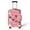 Love Music Pattern Design, variant on HELLHERO Easy Disassemble Baggage Covers for Travel Daily Travel, Polyester Spandex Elastic Suitcase Cover, Heart-Shaped Capybara Pattern