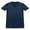 Navy_Blue, variant on YiZYiF Mens Satin Short Sleeve Nightgown V Neck Smooth Sleepwear Nightwear