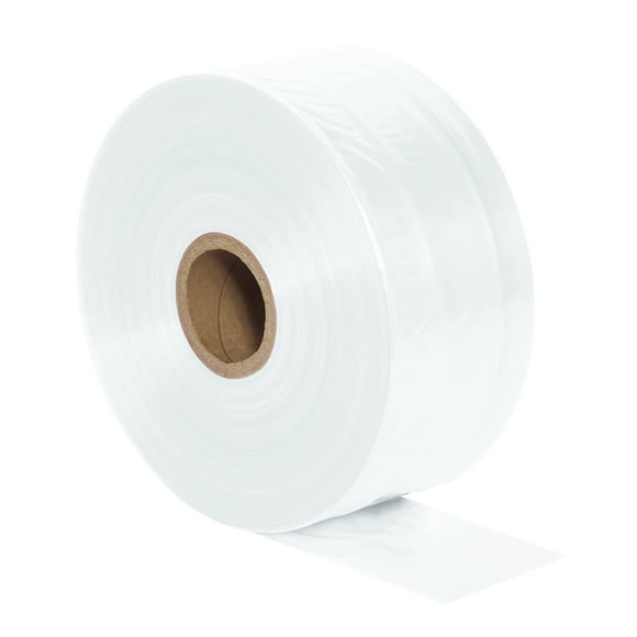 Poly Bag Guy 7 Pouces x 2150 Pieds, 2 Mil (1 Rouleau) Tubes en Plastique Transparent