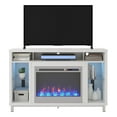 Ameriwood Home Lumina Fireplace TV Stand for TVs up to 48", White