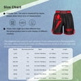 thumbnail image 7 of JanJean Youth Kids Muay Thai Shorts MMA Training Kick Boxing Trunks Gear Cage Fighting Shorts Type D XL/120, 7 of 7