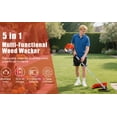 thumbnail image 3 of Floseru Gas Weed Wacker, 52CC 2-Stroke Weed Eater Gas Powered, 5 in 1 Multi-Functional Gas Hedge Trimmer Chainsaw String Trimmer for Gardening, 3 of 8
