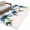 Blue, variant on Blue Green Spring Floral Area Rugs 3'x5', Washable Small Throw Rugs for Living Room Bedroom, Weeping Botanical Summer Indoor Outdoor Rug Non-Slip Low Pile Carpet Runner Reversible Floor Mats