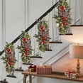 thumbnail image 3 of Adornos navideños Dainzusyful, adornos navideños rojos, luces LED preiluminadas inalámbricas Anker para escaleras, decoración navideña, decoración del hogar, artículos en liquidación., 3 of 8
