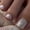 JML138 (glue type), variant on Simple daily foot model wearing nail silver glitter nail art piece ins wind Spice girl foot nail piece cross-border nail sticker
