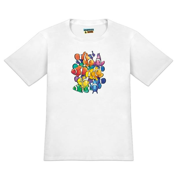 Graphics and More - Clowns Clownfish Fish Rainbow Men's Novelty T-Shirt ...