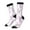 3 Black, variant on Lavender Flowers Print Adult Socks for Men & Women,Calf Socks, Ankle Socks,Boots Socks,Breathable Casual Sock,Unisex Crew Socks