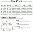 thumbnail image 6 of FAKKDUK Women's Denim Shorts 3" Raw Hem Drawstring Elastic High Waist with Pocket Shorts Jeans for Women Casual Hot Jean Shorts for Summer Slim Fit,XL, 6 of 6
