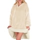 thumbnail image 2 of Sudadera Tipo Hoodie Cobija Unisex Hoodie Shendy Vendy Con Capucha Afelpada Suave Rosa, 2 of 5