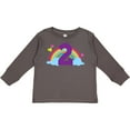 thumbnail image 3 of Inktastic 2nd Birthday Rainbow Cute Girls Girls Long Sleeve Toddler T-Shirt, 3 of 5
