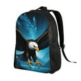 thumbnail image 6 of Easygd Night Sky Forest Bald Eagle Versatile and Stylish Backpack: Comfort, Storage, and Durability for College,Work, Travel, and Everyday Use, 6 of 8