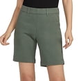 thumbnail image 5 of Tiqkatyck Womens Shorts Clearance, Women's 2024 Summer Solid Color Casual High Waisted Versatile High Elastic Twill Shorts Workout Shorts Women Biker Shorts Women Green XXL, 5 of 6