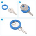 thumbnail image 5 of 1.2" Round Key Cap Cover Identifier Tags for Identifying Keys, Blue, 25 Pack, 5 of 6