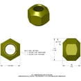 thumbnail image 4 of 5/8 Inch Wheel Stud and Double Sided Lug Nuts Kit, Coarse Thread, 4 of 7