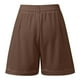 thumbnail image 4 of MKLEKYY Pantalones Cortos de Vestir de Cintura Alta para Mujer con Pliegues, Bolsillos Laterales y Espalda Elástica, Cómodos, Transpirables, Informales, para Viajar, Verano, Primavera y Otoño., 4 of 4