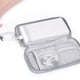 thumbnail image 2 of EeaseMX Bolsa de almacenamiento para accesorios digitales de viaje, organizador de baterías externas, estuche para cable USB (gris), 2 of 7