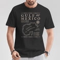 thumbnail image 2 of Gulf Of Mexico 1672 Historic Map T-Shirt – Vintage Cartography Tee, Retro Map Design, Nautical History, Coastal Exploration, Maritime Heritage Apparel, 2 of 3