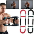 thumbnail image 2 of Adjustable Arm Chest Expander, Steel Resistance Band Exerciser 40-100lb, Portable Shoulder & Forearm Strength Trainer, Detachable Home Gym Workout Equipment for Upper Body Fitness, 2 of 8
