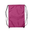 thumbnail image 3 of 8888 Denier Nylon Zippered Drawstring Backpack, 3 of 3