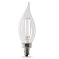 thumbnail image 2 of Feit White Filament BA10 E12 (Candelabra) Filament LED Bulb Daylight 40 Watt Equivalence 4 pk, 2 of 16