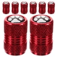 thumbnail image 1 of 8 tapones de válvula de neumático de coche con diseño de huella de pata, de metal, para coches, camiones, motocicletas, todoterrenos y bicicletas., 1 of 6