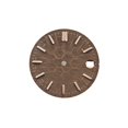 thumbnail image 1 of WANGQ NH35 Watch Dial and Watch Hands 28.5mm Geometric Shapes Texture Dial Green Luminous Watch Accessories for NH35 Movement, 1 of 2