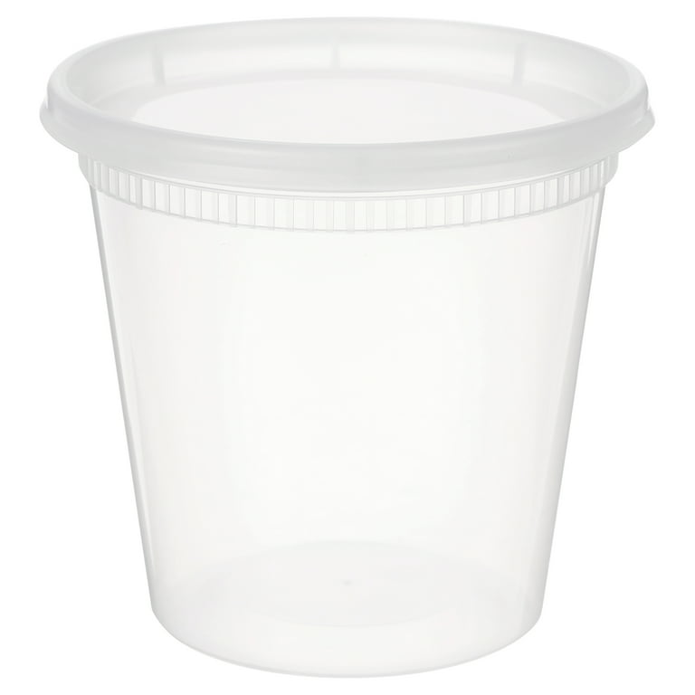 24 oz Plastic Soup Container  24oz Deli Containers for Hot Foods
