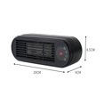 thumbnail image 3 of Portable Home Desktop Heater with Remote – 500–1000W Space Heating Fan, Tip-Over Auto Shut-Off, Quiet Warm Air Blower for Office, Bedroom, Living Room, Adjustable Temp (15–32°C), 3 of 4