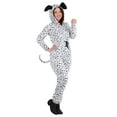 thumbnail image 6 of Women's Cozy Dalmatian Costume Jumpsuit, 6 of 7
