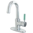 thumbnail image 2 of Kingston Brass FS8431DGL Green Eden Single Handle Lavatory Faucet with Push-up Drain, Chrome  - Polished Chrome, 2 of 2