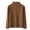 Brown, variant on SHTXOZHI Mens Thermal Base Layer Tops Long Sleeve Mock Neck Basic Undershirts Fall Winter Warm Shirt