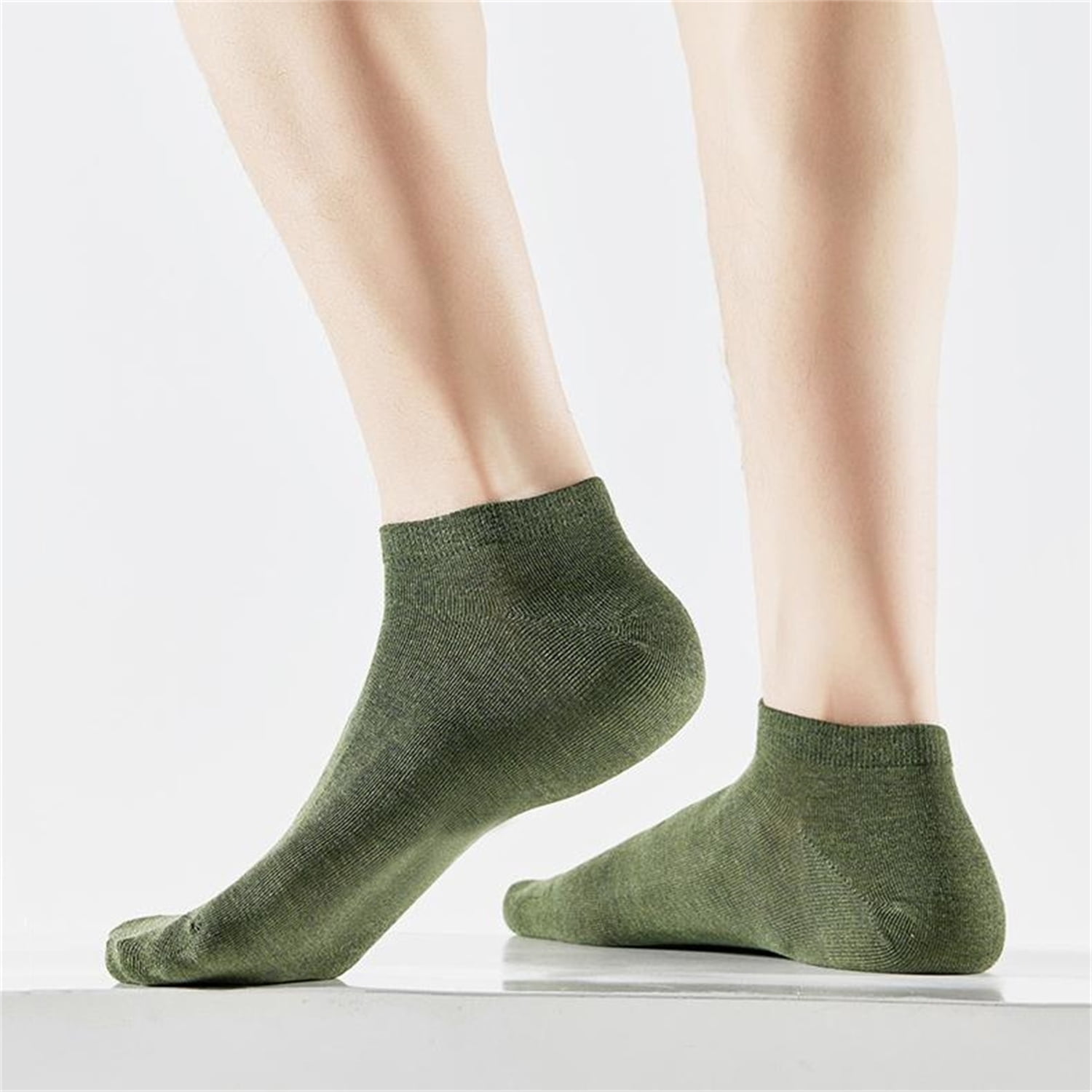 Sookeceks Ankle Socks for Mens, 6 Pairs Bamboo Rayon Breathable Sports Low Cut Thin Size 7-11